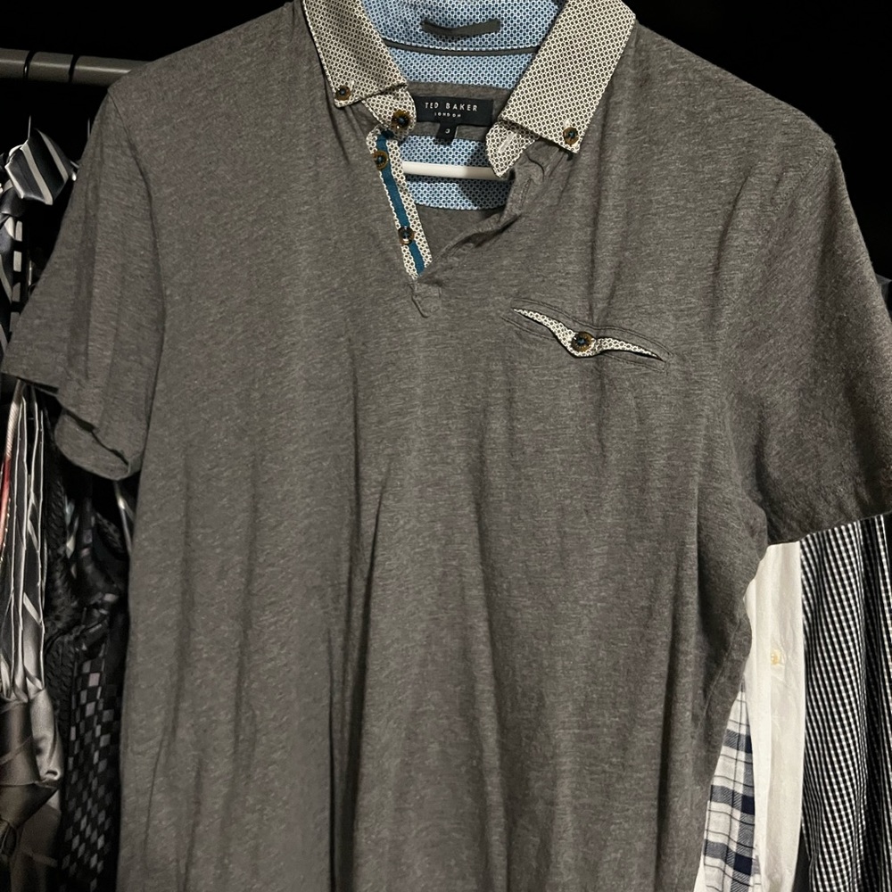 Mens Grey polo from Ted Baker